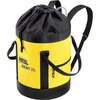 Bucket material bag 25L yellow/black